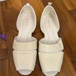Aldo Women's Cream Open-Toe Shoes